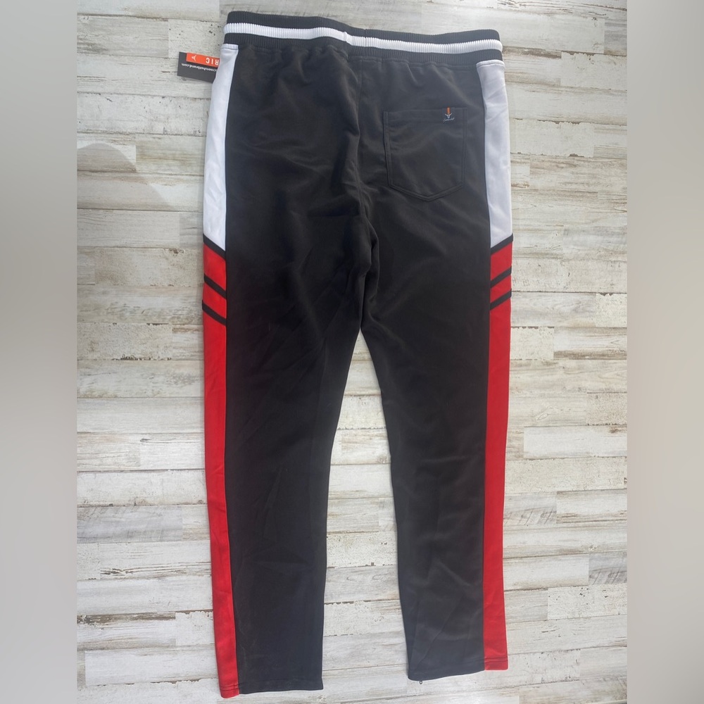 SCREENSHOT BRAND Black Warm  ATHLETIC  Track Pants Men's L New